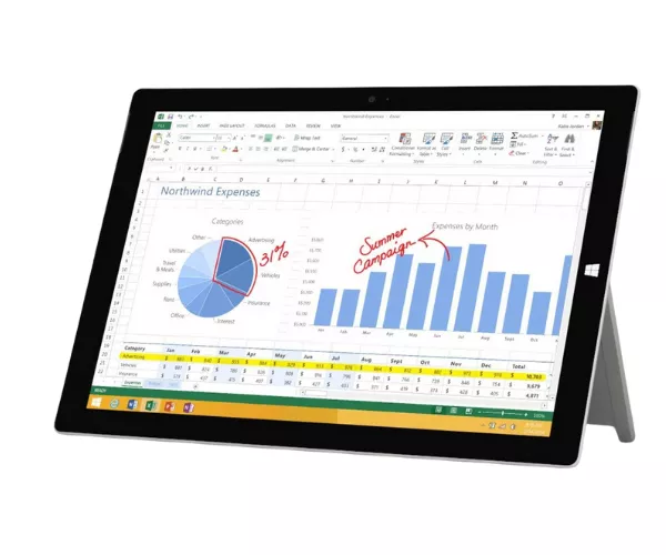 alquiler de Microsoft Surface Pro 3
