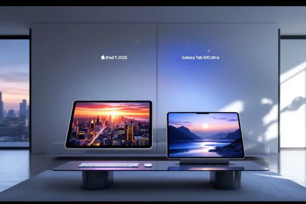  iPad 11 2025 vs Galaxy Tab S10 Ultra: Mejor Tableta de Pantalla Grande para tu Empresa